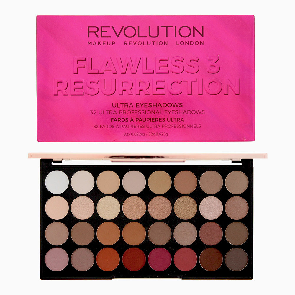 Revolution Flawless 3 Resurrection Eye Shadow Palette 32 x 0.625g