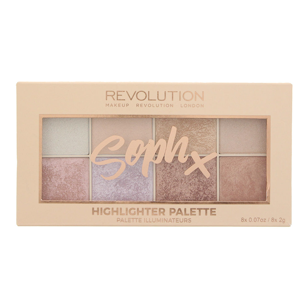 Revolution Soph Highlighter Palette 8 x 2g