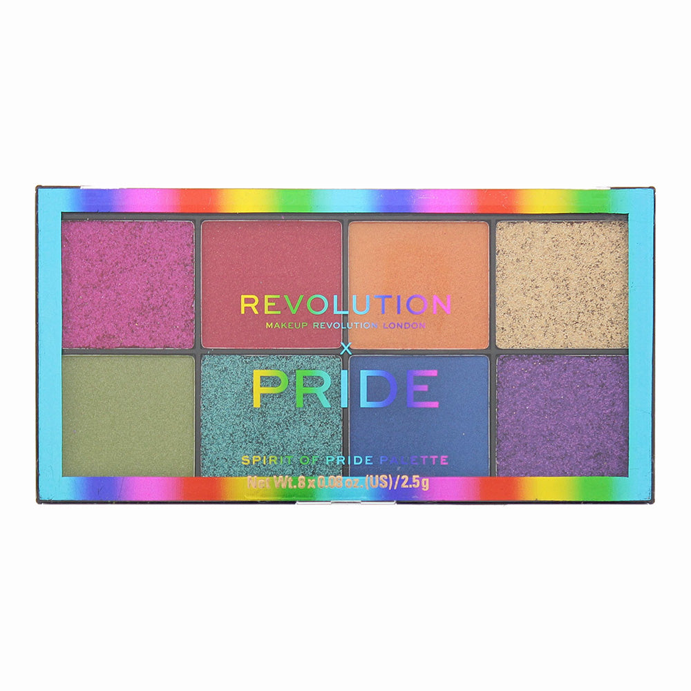 Revolution Pride Spirit Of Pride Eye Shadow Palette 8 x 2.5g