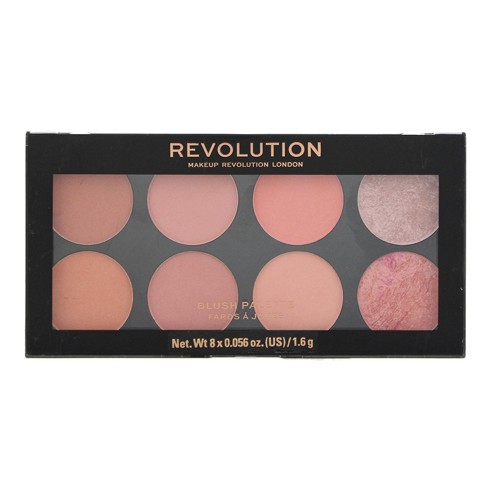 Revolution Blush Hot Spice Blush Palette 8 x 1.6g