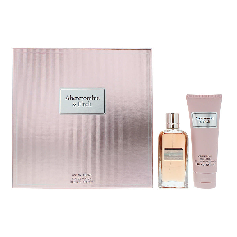 Abercrombie & Fitch First Instinct Woman 2 Piece Gift Set: Eau De Parfum 50ml - Body Lotion 100ml