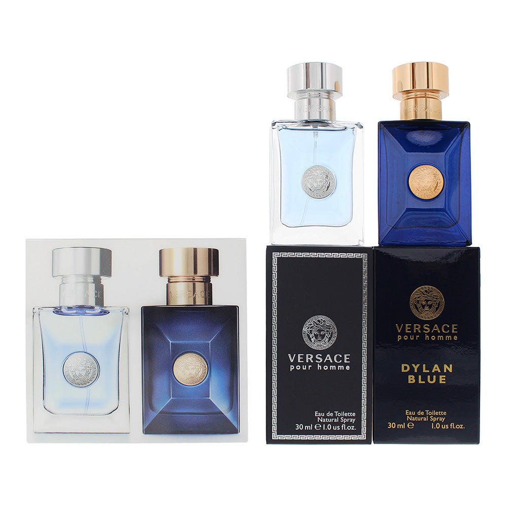 Versace Dylan Blue Pour Homme Eau De Toilette 30ml & Versace Pour Homme Eau De Toilette 30ml